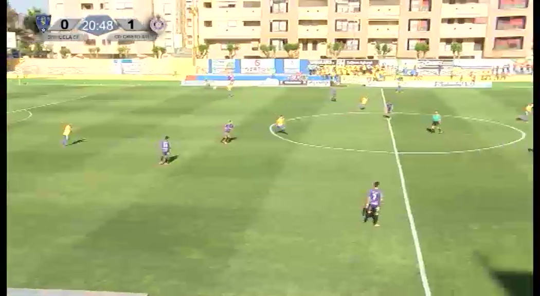 Primera parte del partido Orihuela CF - CD Cristo Atlético